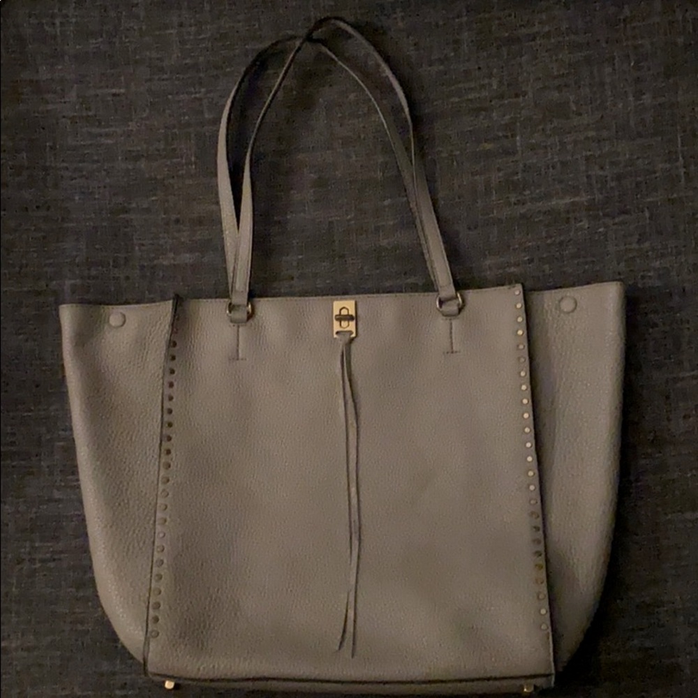 Rebecca Minkoff Darren Tote Taupe Brass
